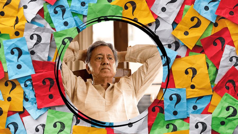 Bild: Mann - fragend